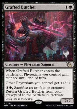 Grafted Butcher (Promo Pack) [March of the Machine Promos] Magic: The Gathering