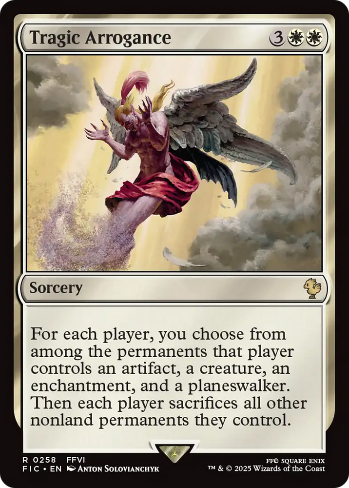 Tragic Arrogance [FINAL FANTASY Commander] Magic: The Gathering