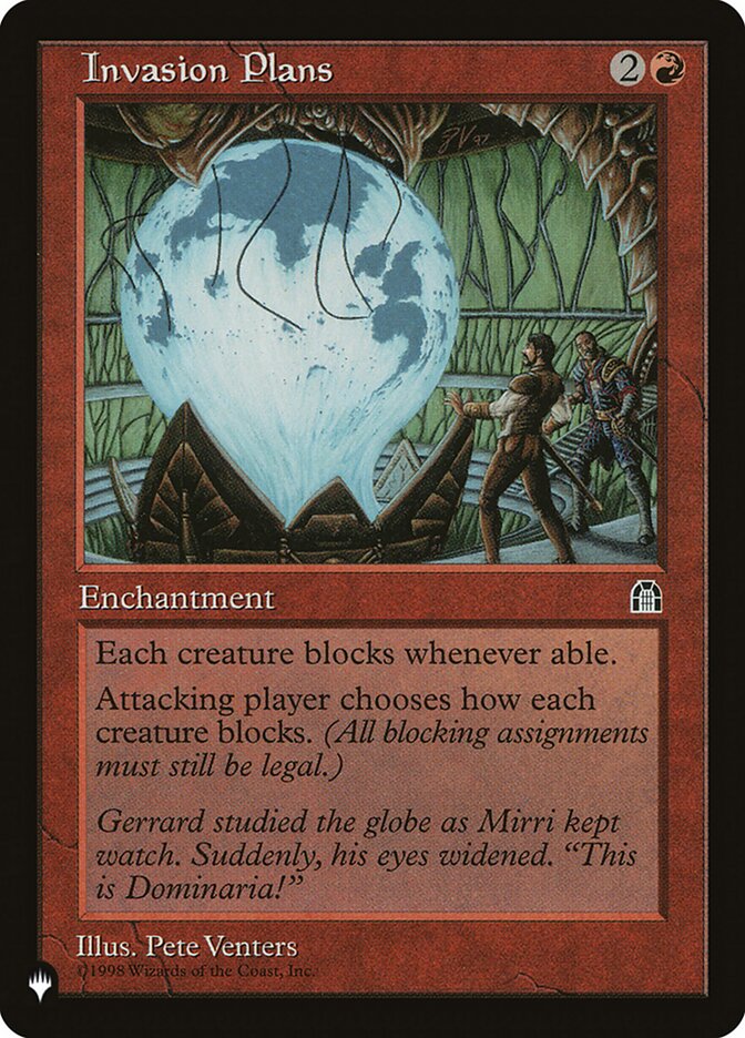 Invasion Plans [The List] Magic: The Gathering
