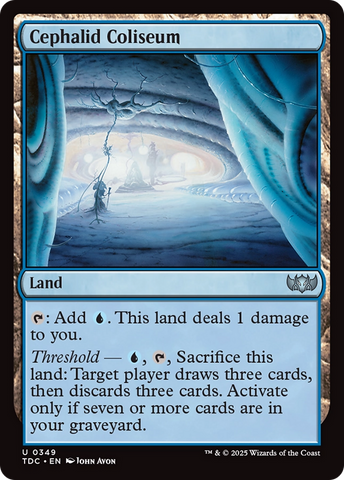 Cephalid Coliseum [Tarkir: Dragonstorm Commander] Magic: The Gathering