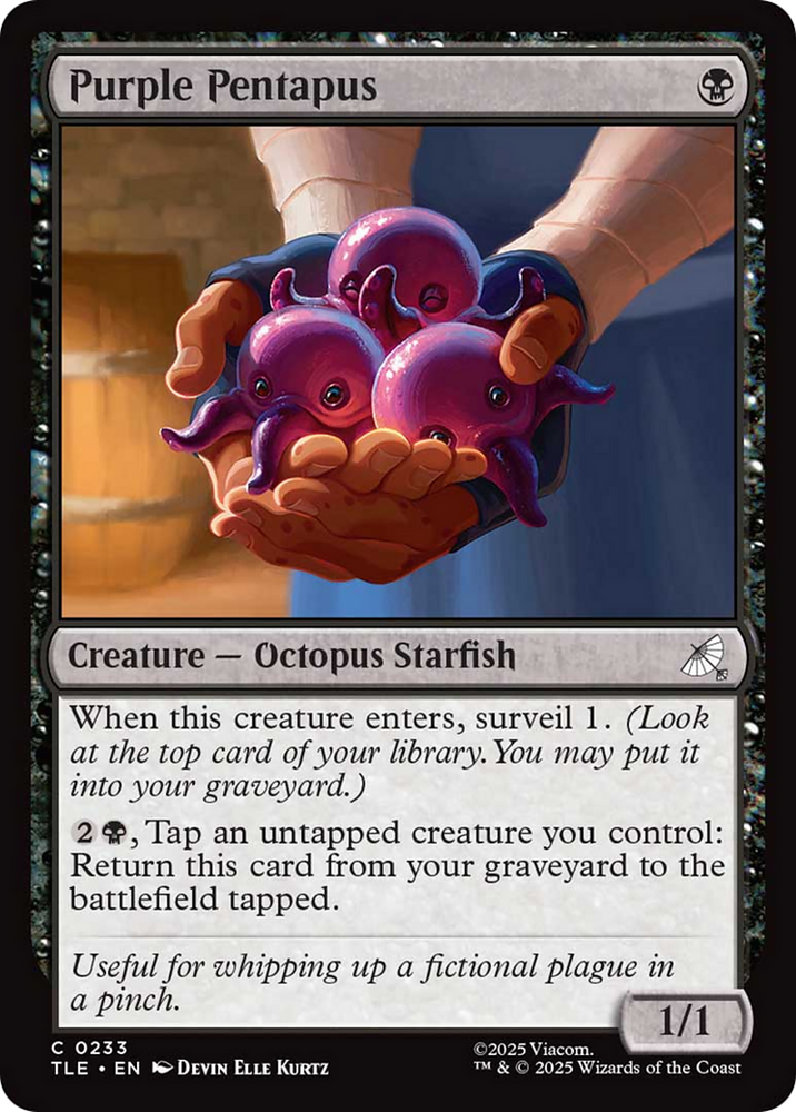 Purple Pentapus [Avatar: The Last Airbender: Eternal-Legal] Magic: The Gathering