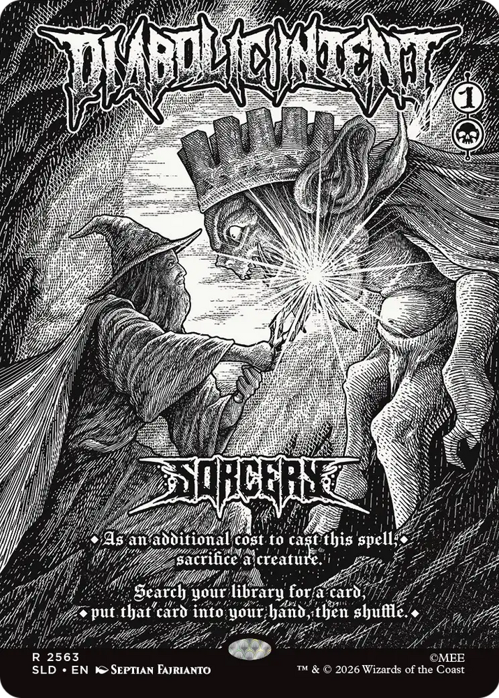 Diabolic Intent [Secret Lair Drop Series] Magic: The Gathering
