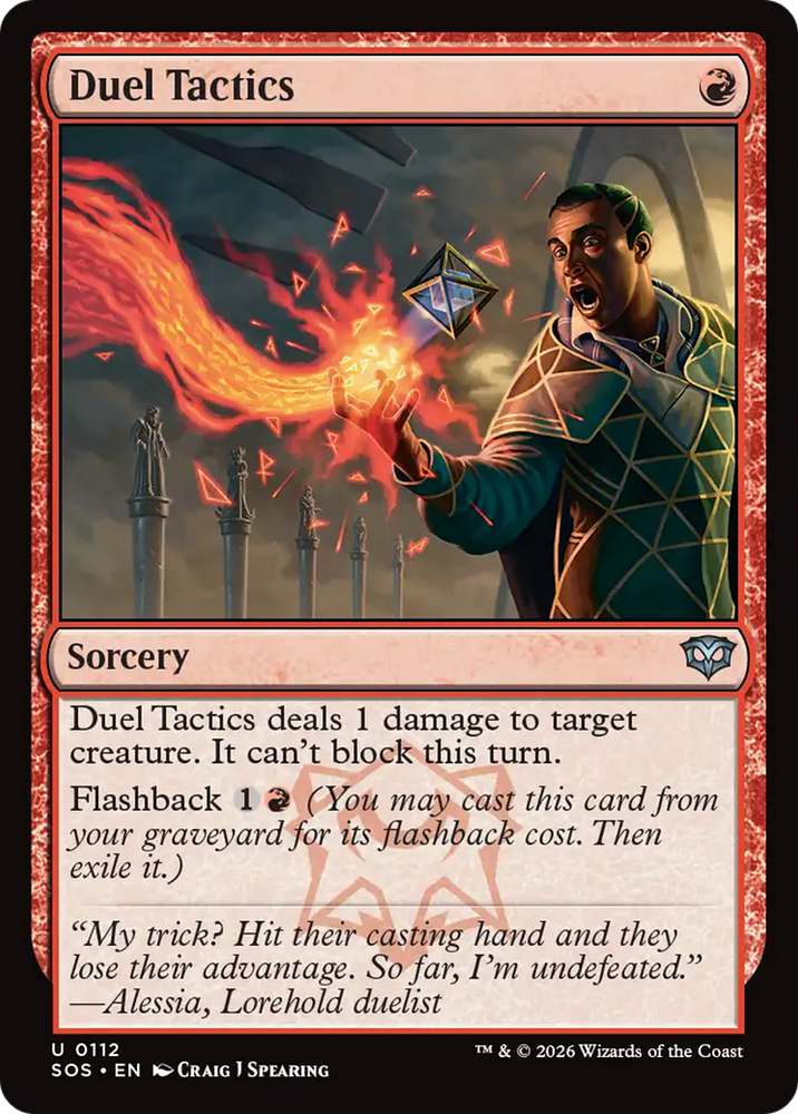Duel Tactics [Secrets of Strixhaven] Magic: The Gathering