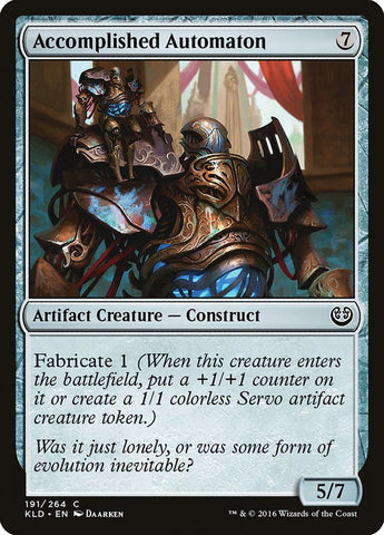 Accomplished Automaton [Kaladesh] Magic: The Gathering