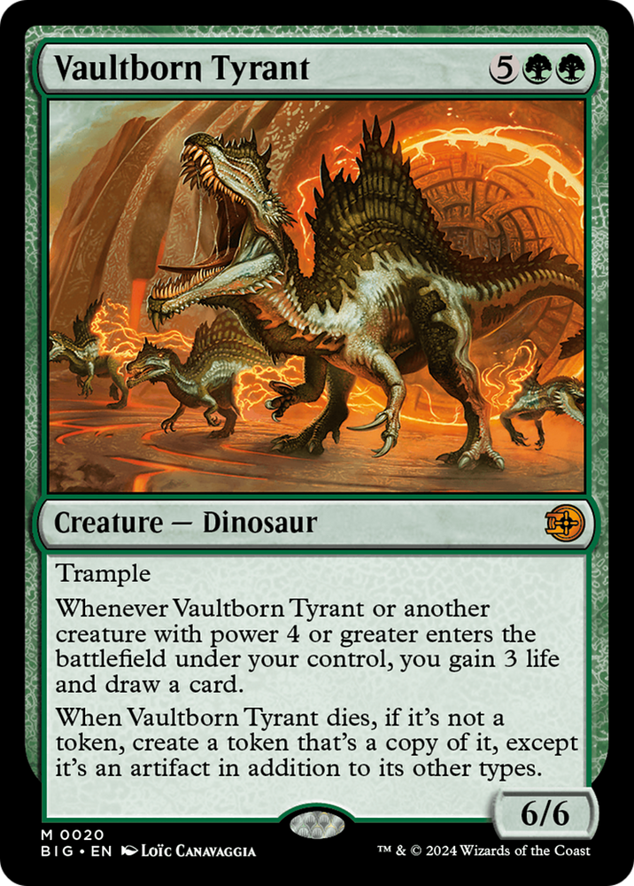 Vaultborn Tyrant [Outlaws of Thunder Junction: The Big Score] Magic: The Gathering