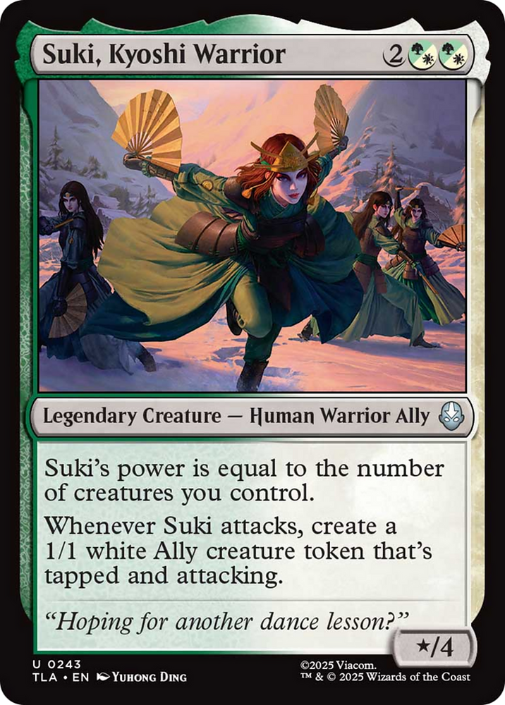 Suki, Kyoshi Warrior [Avatar: The Last Airbender] Magic: The Gathering