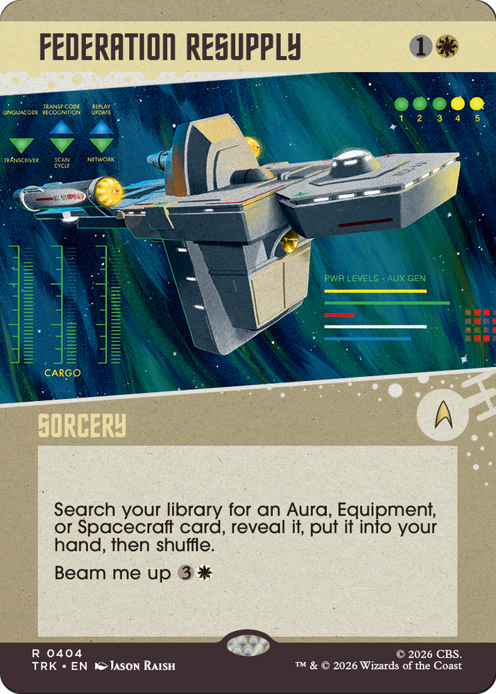 Federation Resupply (Showcase) [Star Trek] Magic: The Gathering