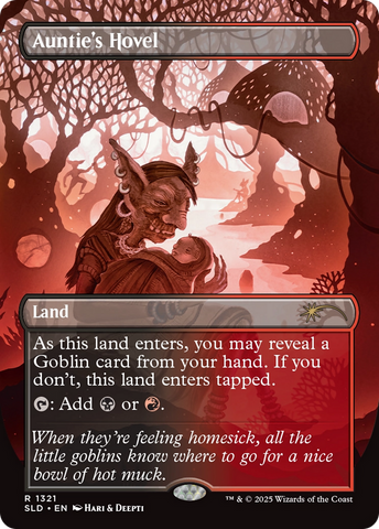 Auntie's Hovel (Rainbow Foil) [Secret Lair Drop Series] Magic: The Gathering