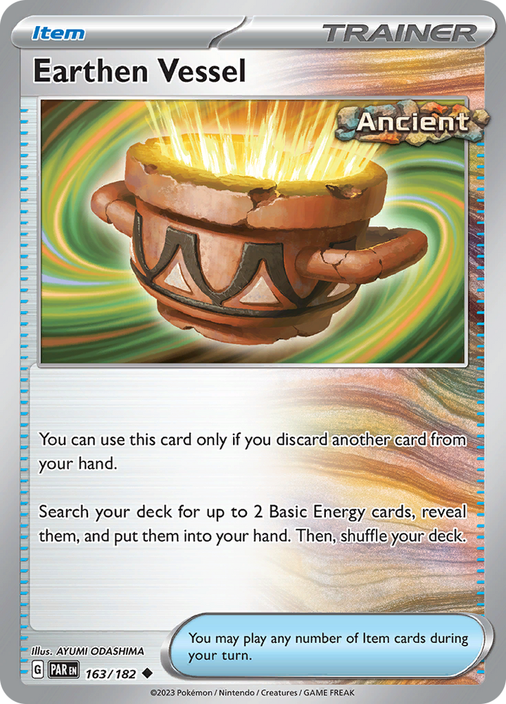 Earthen Vessel (163/182) [Scarlet & Violet: Paradox Rift] Pokémon