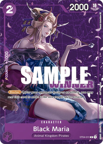 Black Maria (Tournament Pack Vol. 2) [Winner] [One Piece Promotion Cards] Bandai