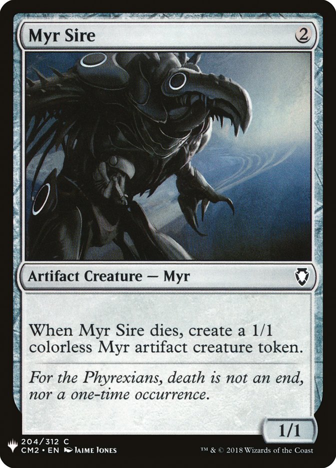 Myr Sire [Mystery Booster] Magic: The Gathering
