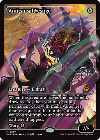 Anticausal Vestige (Showcase) [Edge of Eternities] Magic: The Gathering