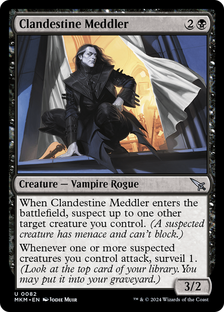 Clandestine Meddler (White) [Murders at Karlov Manor] Magic: The Gathering