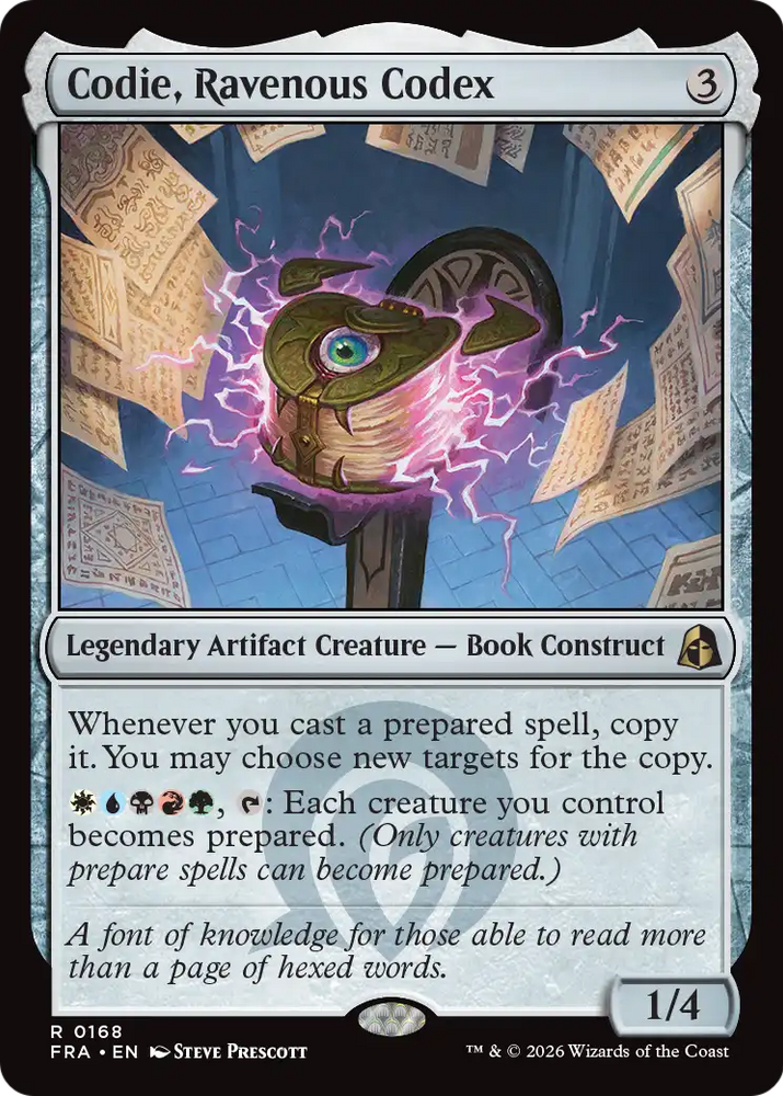 Codie, Ravenous Codex [Reality Fracture] Magic: The Gathering