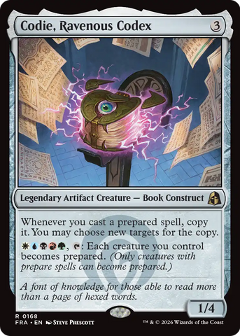 Codie, Ravenous Codex [Reality Fracture] Magic: The Gathering