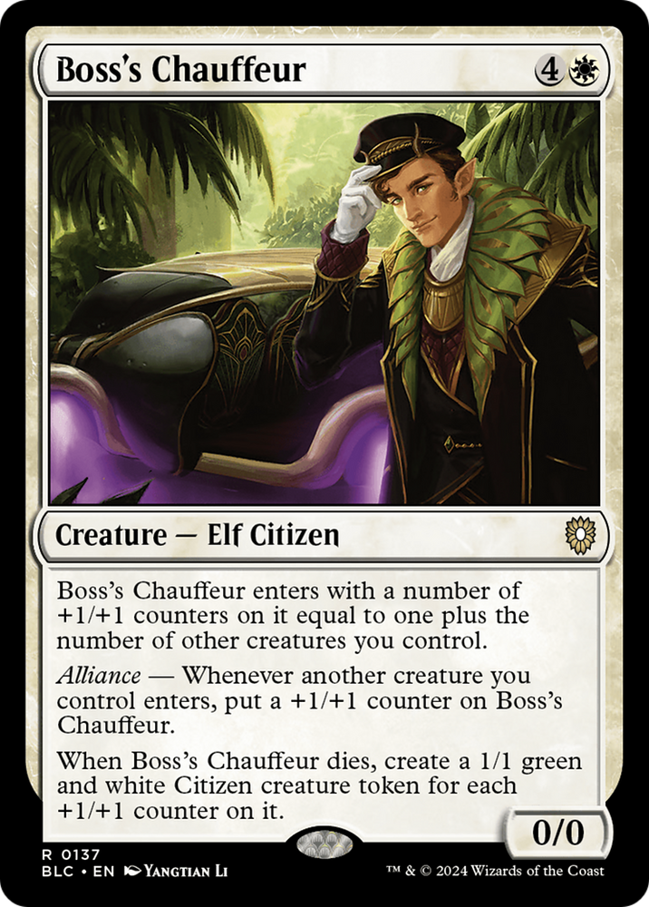 Boss's Chauffeur [Bloomburrow Commander] Magic: The Gathering