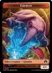 Gremlin // Energy Reserve Double-Sided Token [Modern Horizons 3 Tokens] Magic: The Gathering