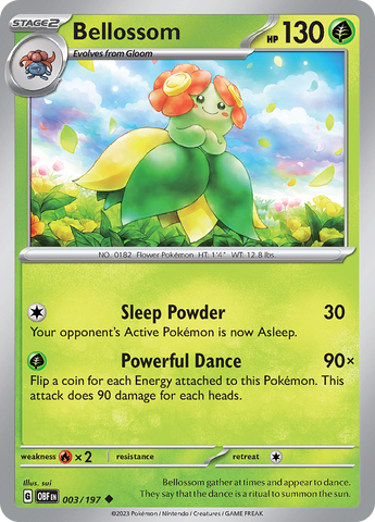 Bellossom (003/197) [Scarlet & Violet: Obsidian Flames] Pokémon