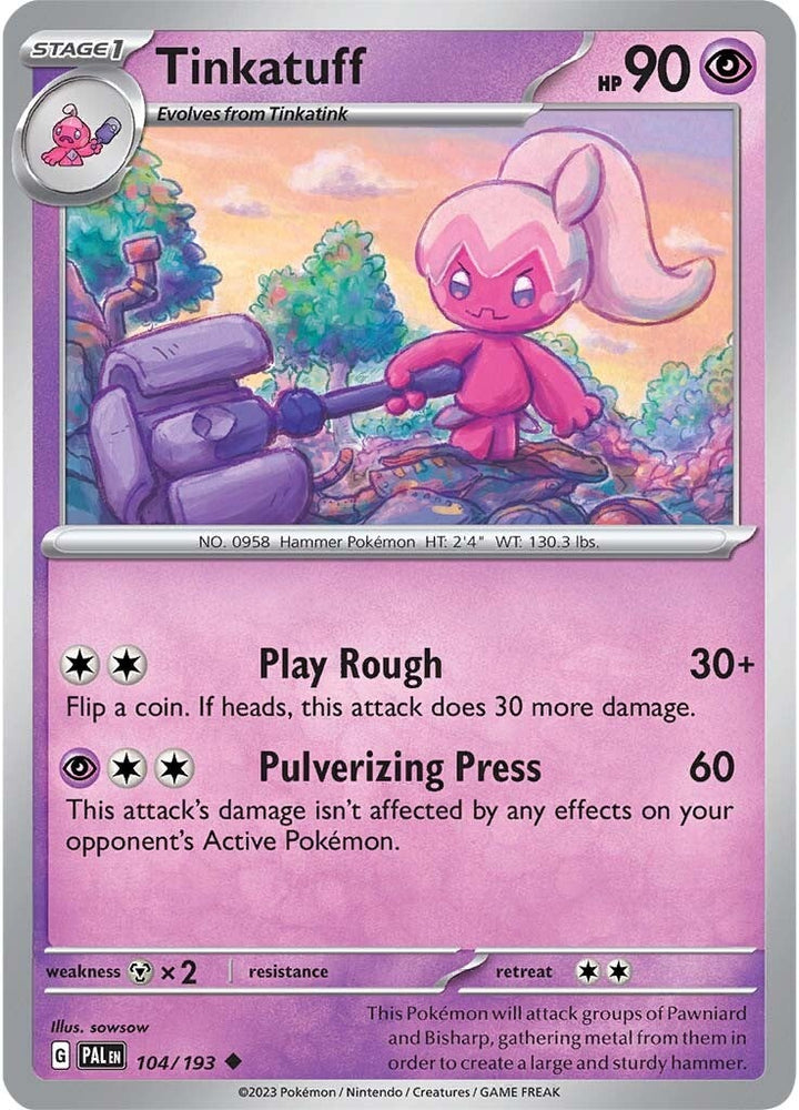 Tinkatuff (104/193) [Scarlet & Violet: Paldea Evolved] Pokémon