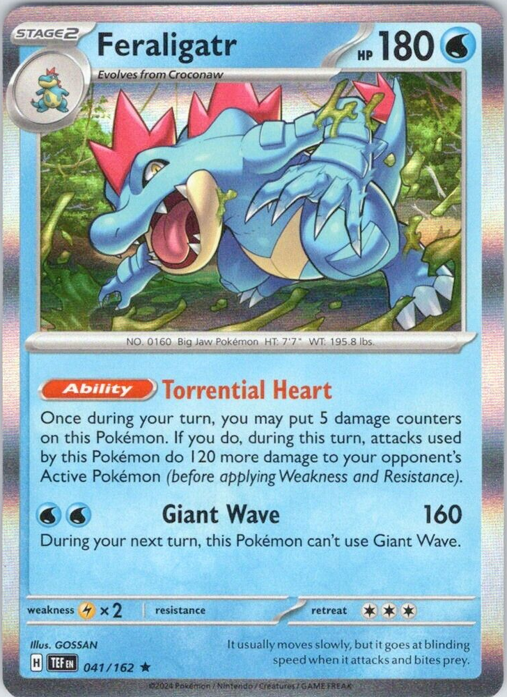 Feraligatr (041/162) [Scarlet & Violet: Temporal Forces] Pokémon