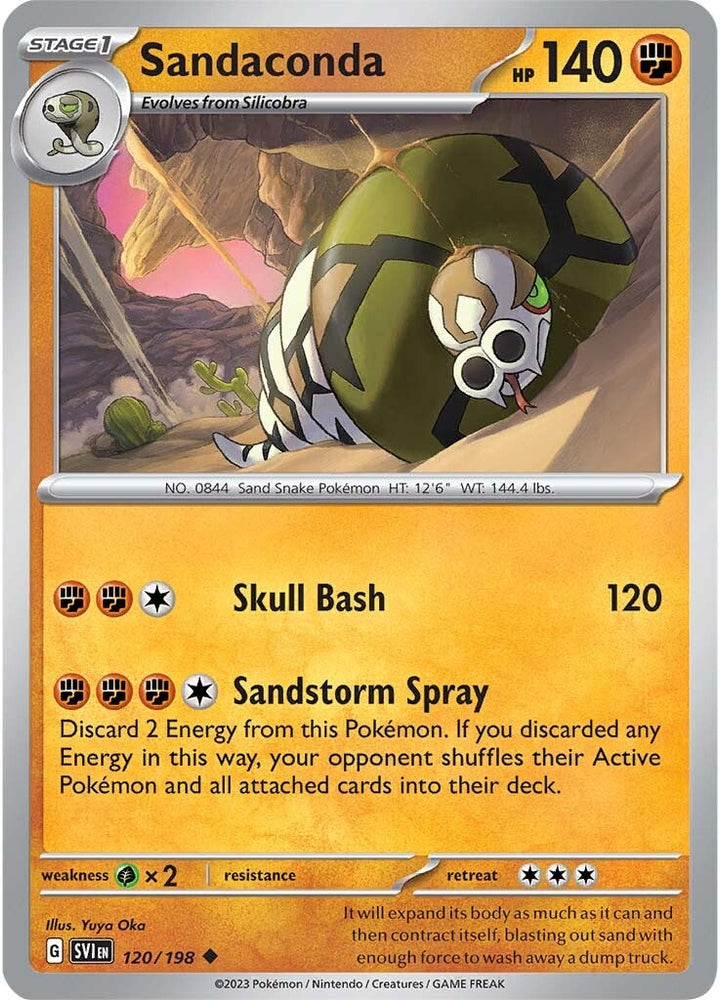 Sandaconda (120/198) [Scarlet & Violet: Base Set] Pokémon