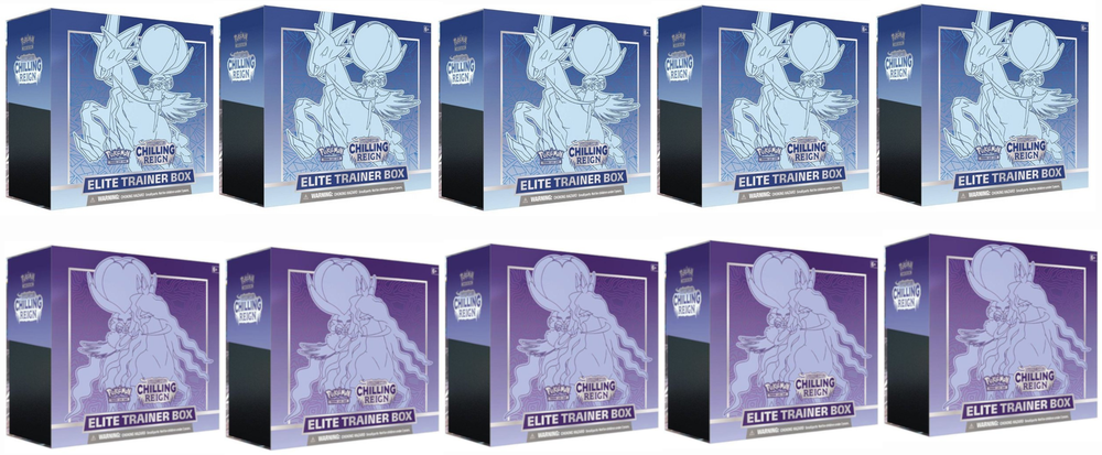 Sword & Shield: Chilling Reign - Elite Trainer Box Case Pokémon