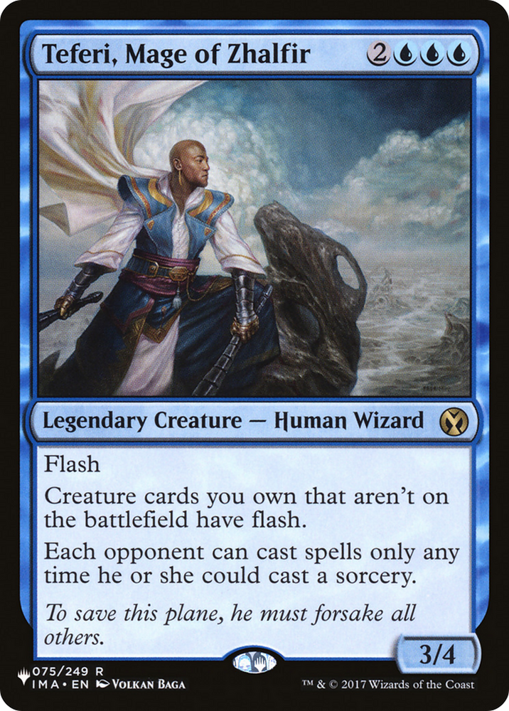 Teferi, Mage of Zhalfir [The List] Magic: The Gathering