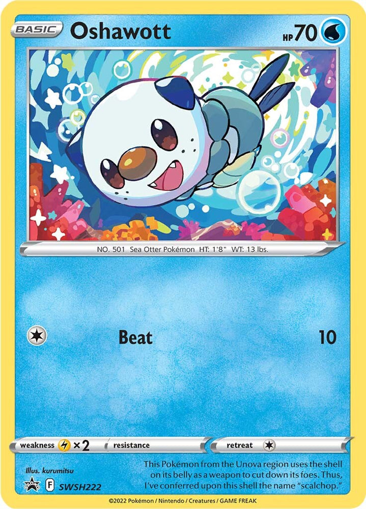 Oshawott (SWSH222) [Sword & Shield: Black Star Promos] Pokémon