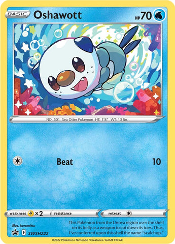 Oshawott (SWSH222) [Sword & Shield: Black Star Promos] Pokémon