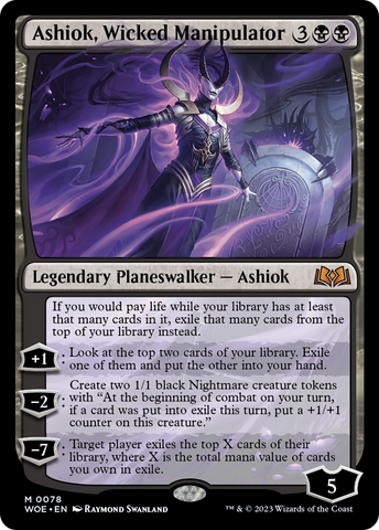 Ashiok, Wicked Manipulator [Wilds of Eldraine] Magic: The Gathering