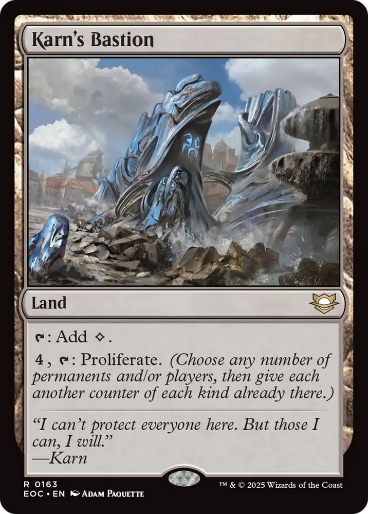 Karn's Bastion [Edge of Eternities Commander] Magic: The Gathering