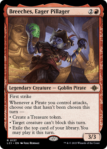 Breeches, Eager Pillager [The Lost Caverns of Ixalan] Magic: The Gathering