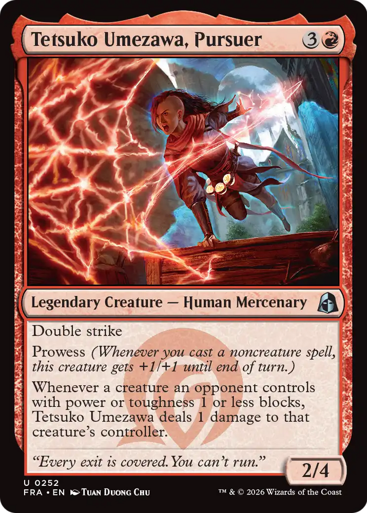 Tetsuko Umezawa, Pursuer [Reality Fracture] Magic: The Gathering