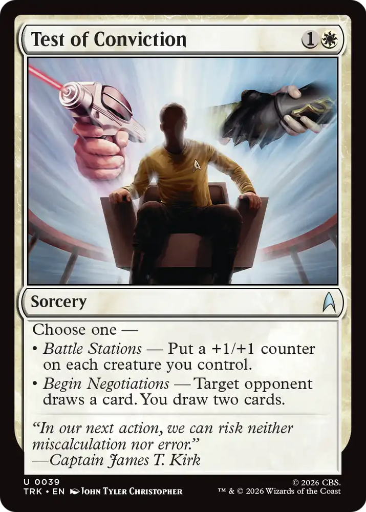 Test of Conviction [Star Trek] Magic: The Gathering