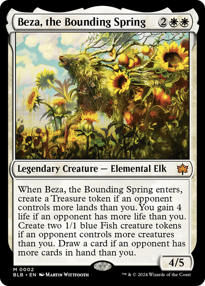 Beza, the Bounding Spring [Bloomburrow] Magic: The Gathering