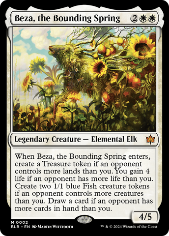 Beza, the Bounding Spring [Bloomburrow] Magic: The Gathering