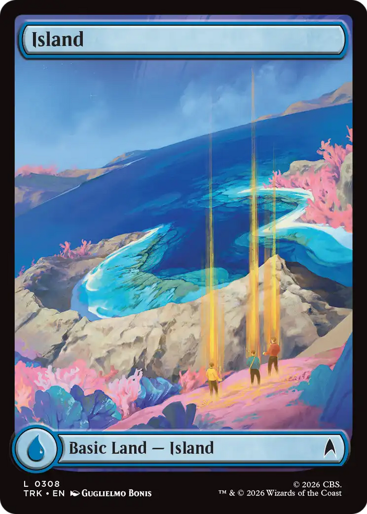Island (0308) [Star Trek] Magic: The Gathering