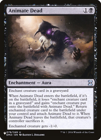 Animate Dead [The List] Magic: The Gathering