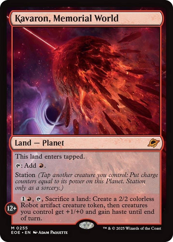 Kavaron, Memorial World [Edge of Eternities] Magic: The Gathering