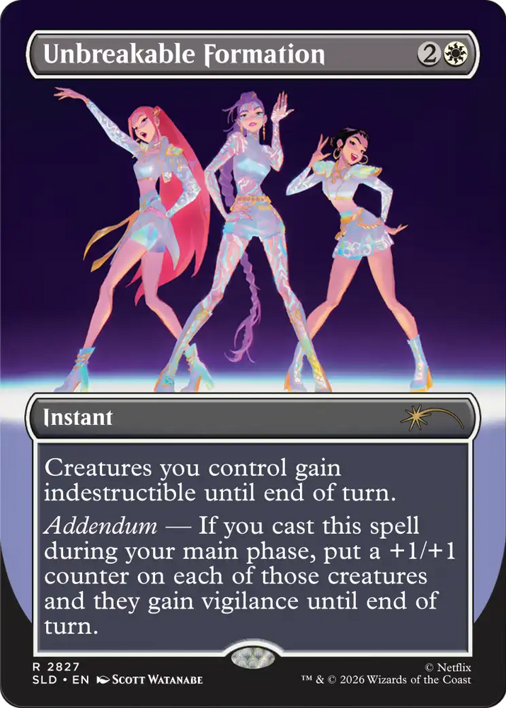 Unbreakable Formation (2827) [Secret Lair Drop Series] Magic: The Gathering