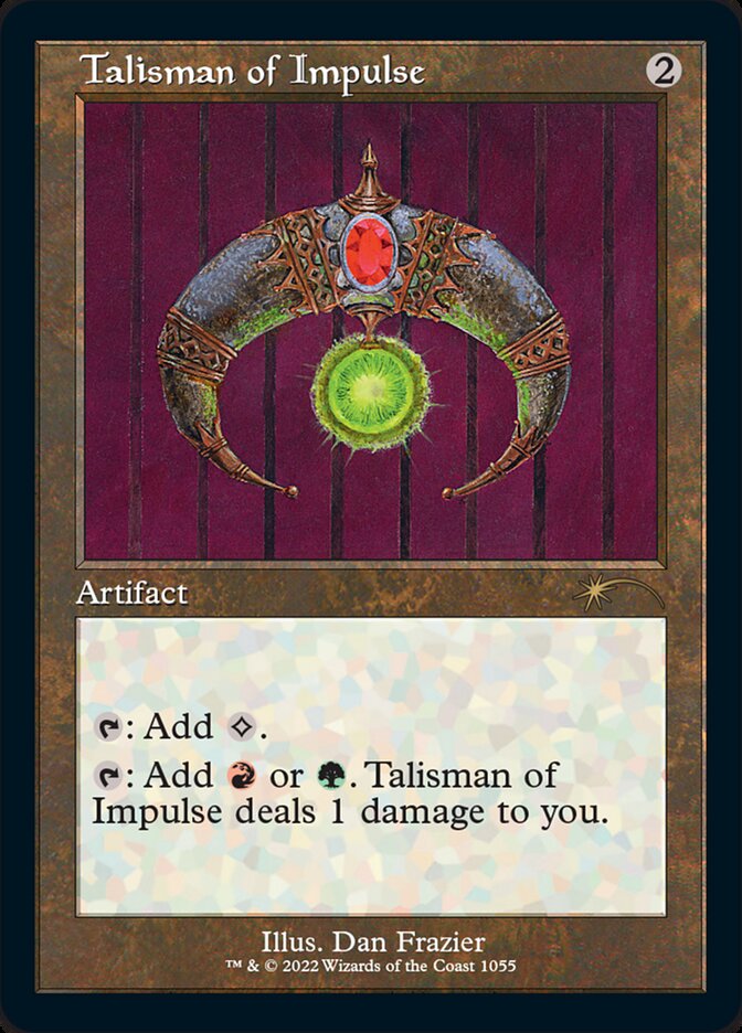 Talisman of Impulse (Foil Etched) [Secret Lair Drop Series] Magic: The Gathering