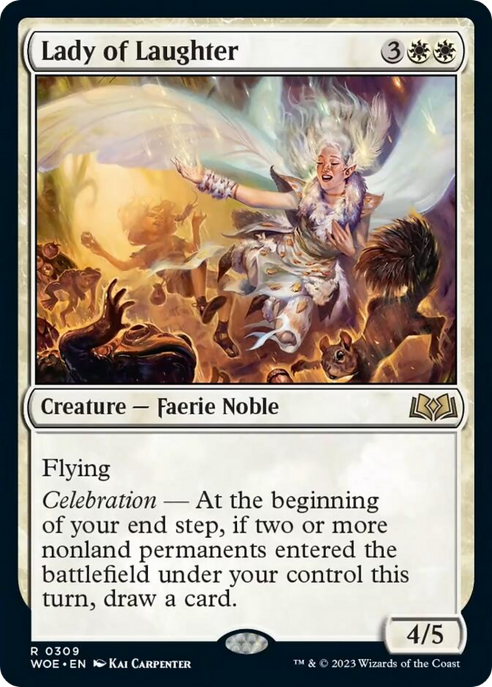 Lady of Laughter [Wilds of Eldraine] Magic: The Gathering