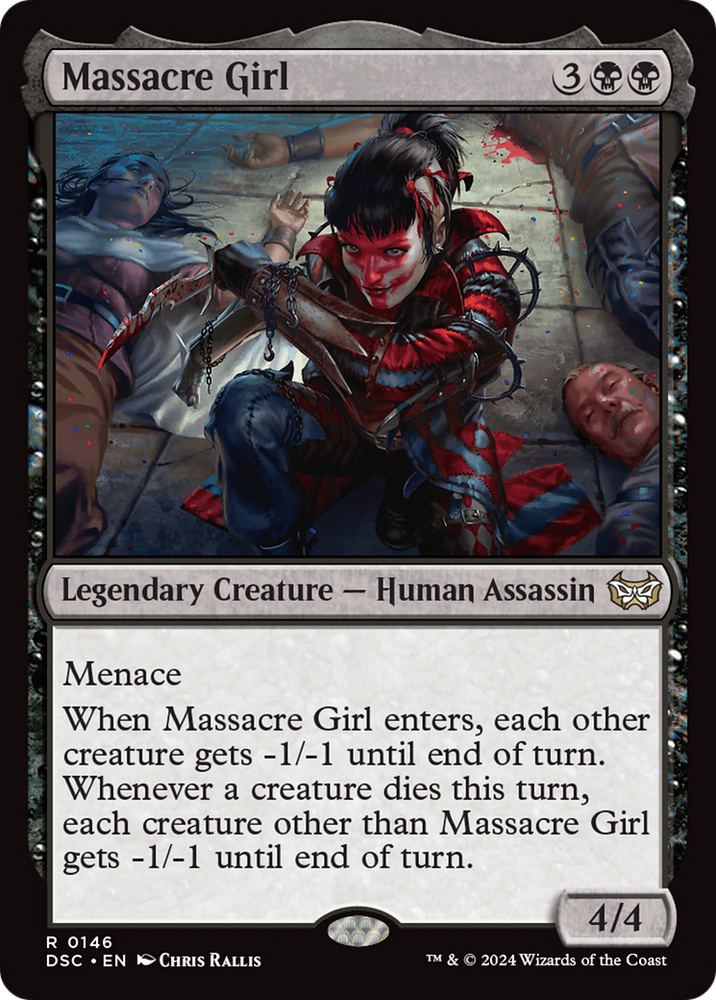 Massacre Girl [Duskmourn: House of Horror Commander] Magic: The Gathering