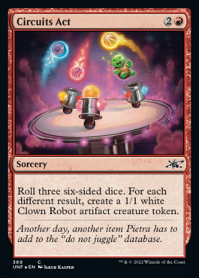 Circuits Act (Galaxy Foil) [Unfinity] Magic: The Gathering