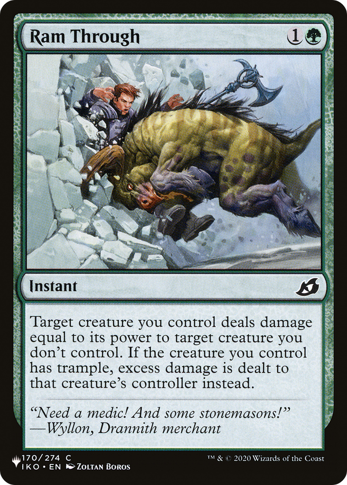 Ram Through [The List] Magic: The Gathering