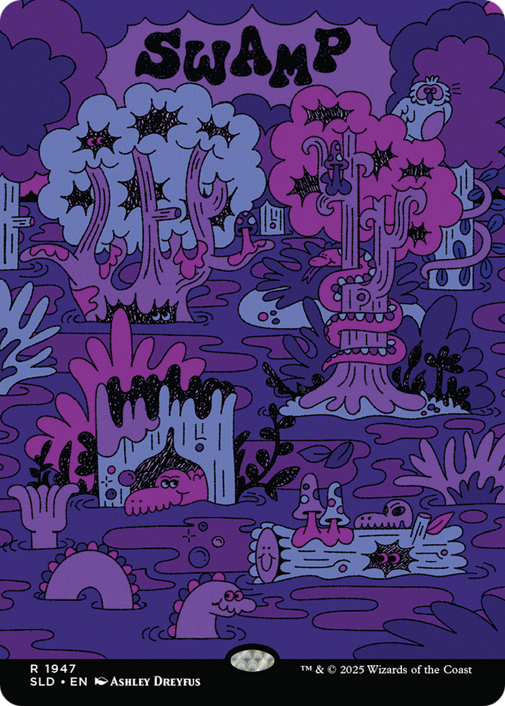 Swamp (1947) [Secret Lair Drop Series] Magic: The Gathering