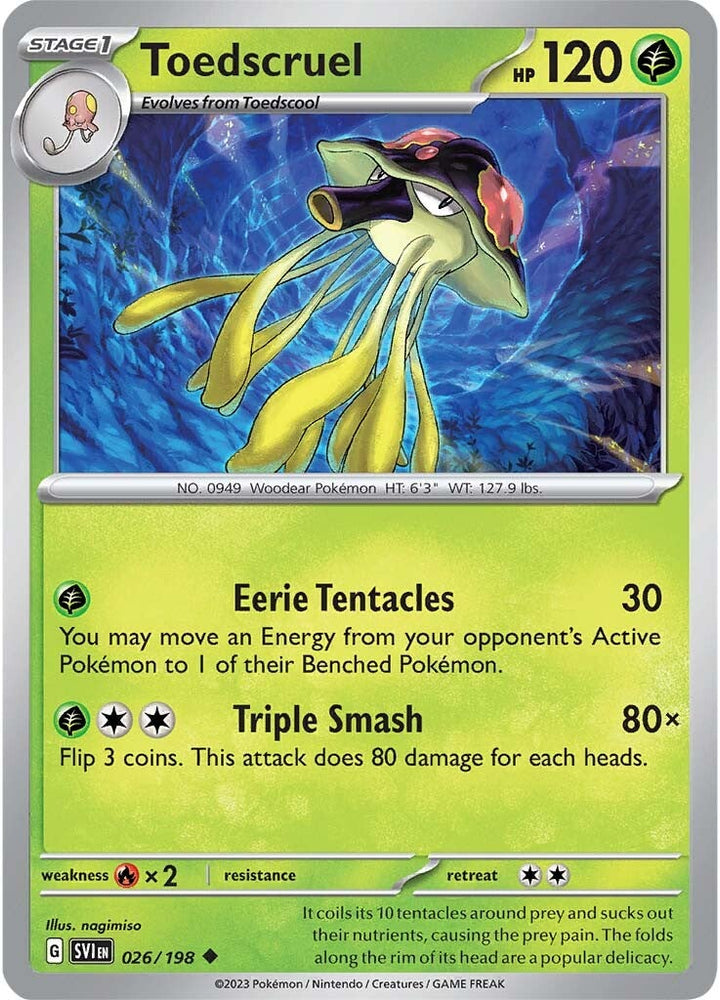 Toedscruel (026/198) [Scarlet & Violet: Base Set] Pokémon