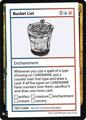 Bucket List [Mystery Booster Playtest Cards] Magic: The Gathering