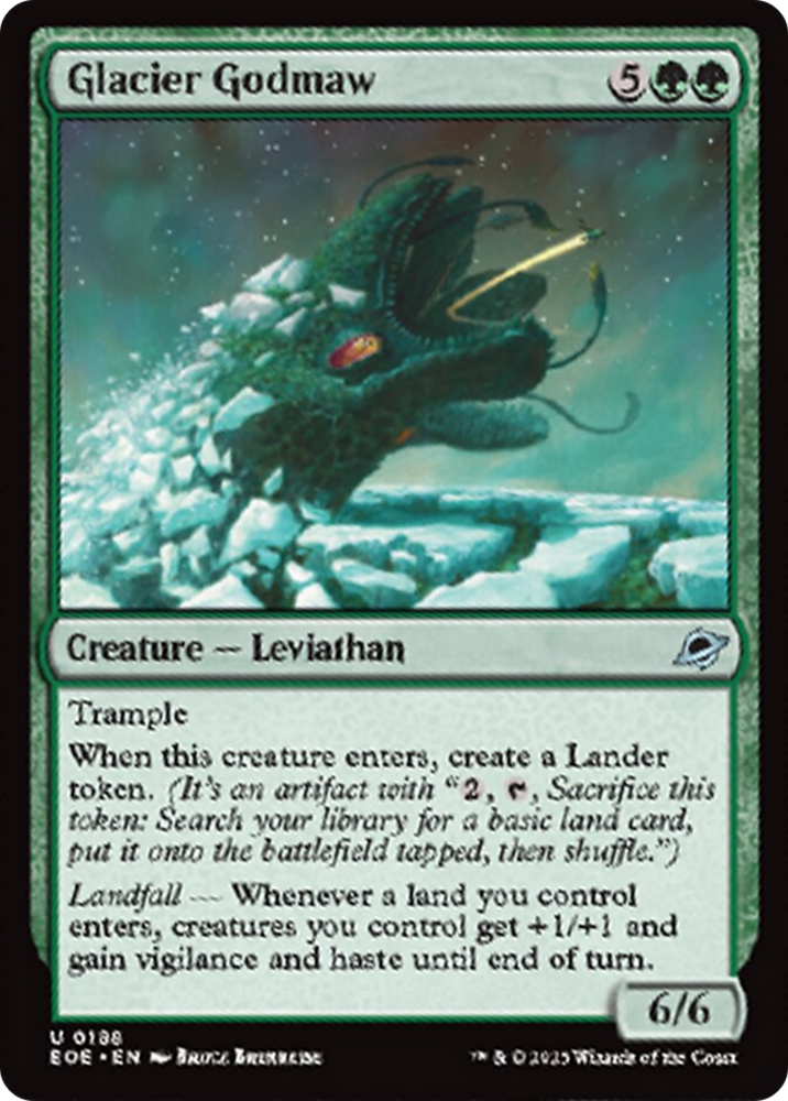 Glacier Godmaw [Edge of Eternities] Magic: The Gathering