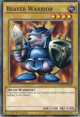 Beaver Warrior [YGLD-ENA12] Common Yu-Gi-Oh!